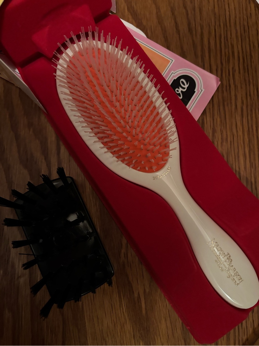 MASON PEARSON Ivory Detangler Nylon Hair Brush.
